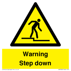 Warning Step down
